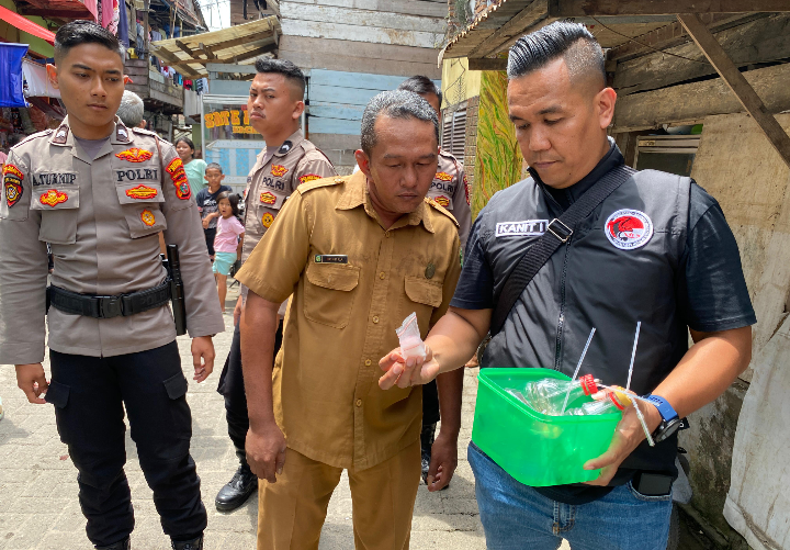 Polrestabes Medan Gerebek Sarang Narkoba di Kampung Badur, Satu Pengedar Diringkus