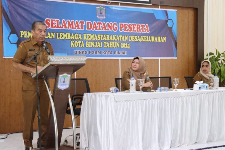 Upaya Tingkatkan Kompetensi Anggota, Pemko Binjai Gelar Pembinaan Lembaga Kemasyarakatan Desa/Kelurahan Tahun 2024