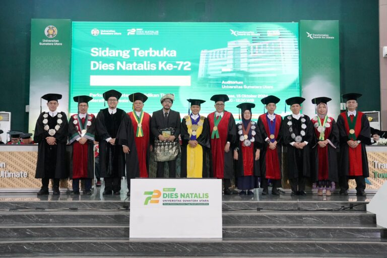 Dies Natalis ke-72 USU, Rektor Minta Lulusan Miliki Kompetensi Khusus Hadapi Tantangan Global