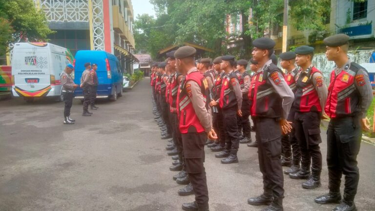 Polda Sumut Berikan Pengamanan dan Pengawalan Ketat Pada Tahapan Kampanye Pilakda 2024 di Medan