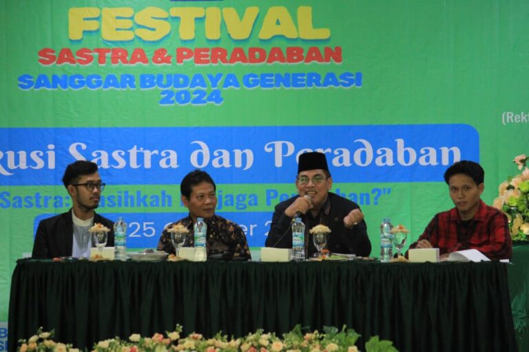 Sanggar Budaya GENERASI Menggelar Diskusi Tentang Sastra Sebagai Penjaga Peradaban