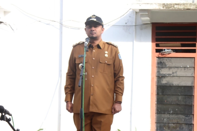 Plt Wali Kota Pimpin Apel Gabungan Pemko Binjai