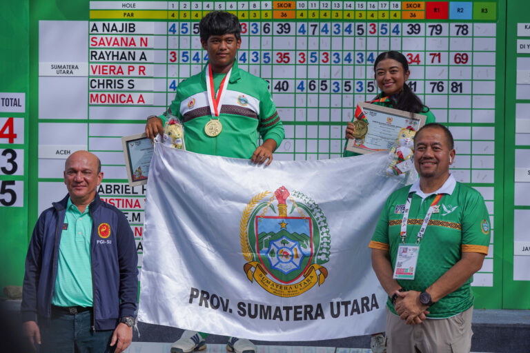 Pertandingan Golf Nomor Mixed Foursome Tambah Medali Emas Untuk Sumut