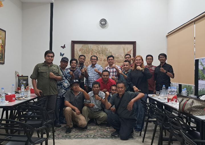 Bertemu Insan Pers, Senator Penrad Siagian Prihatin Angka Stunting dan Anak Putus Sekolah Masih Tinggi
