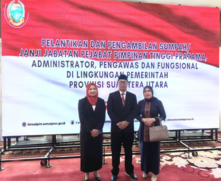 7 Pejabat Disdiksu Dilantik, Oloan Nasution Kacabdisdik Wil III