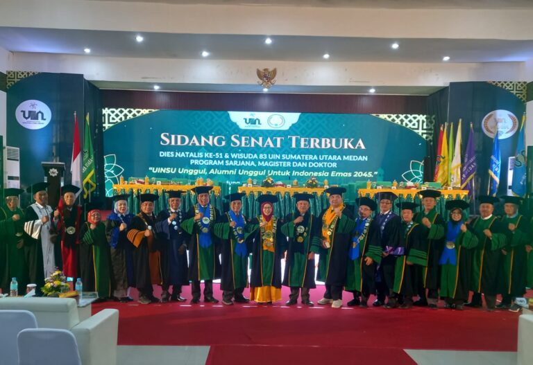 Dies Natalis UINSU Medan ke 51 Dimeriahkan Wisuda 4032 Lulusan