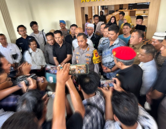 Mediasi Polres Padangsidimpuan Sukses, Kasus Anak Saling Lapor Berakhir Damai