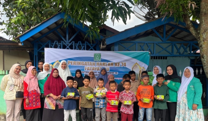 PC Fatayat NU Kota Padangsidimpuan Santuni Anak Yatim – Piatu