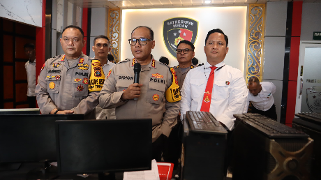 Polrestabes Medan Ungkap Kasus Judi Online,  1 Tersangka Wanita  Ditangkap