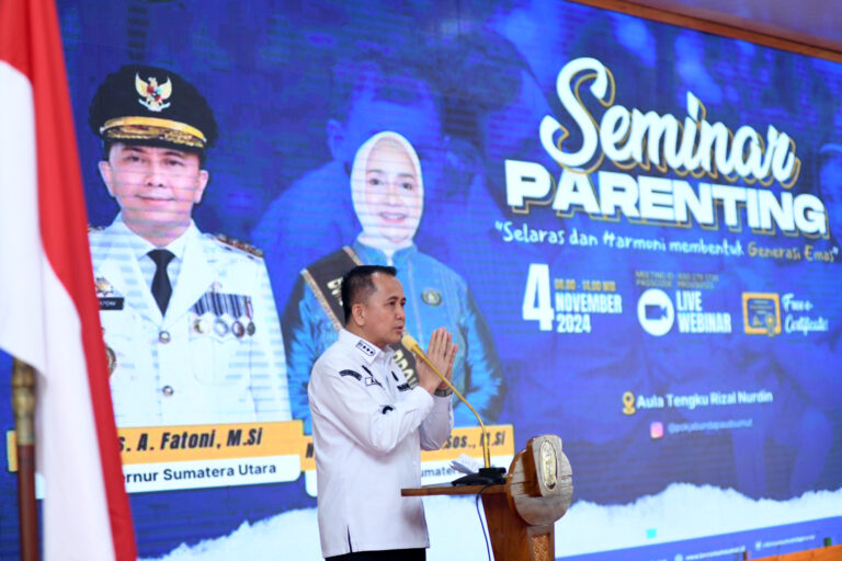 Pj Gubernur Sumut Dukung Seminar Parenting untuk Membangun Generasi Emas