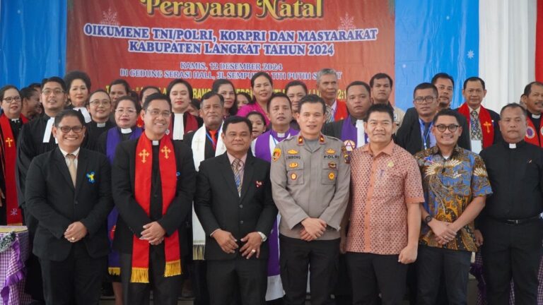 Pj Bupati Langkat Ajak Umat Kristiani Wujudkan Langkat Religius