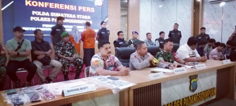 Polri – TNI dan Pemkot Ungkap Perdagangan Orang Yang Disekap di Padangsidimpuan