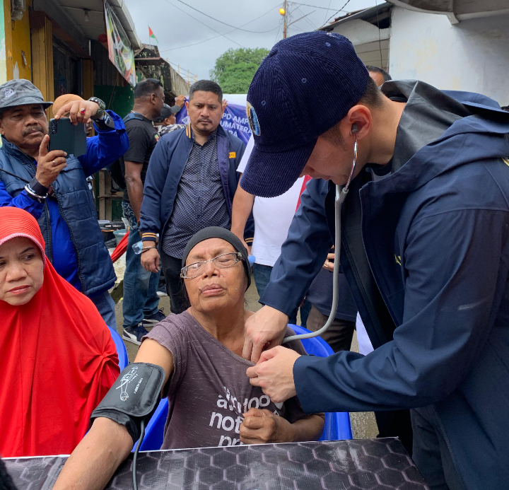 DPD AMPI Sumut Salurkan Bantuan Korban Banjir di 3 Lokasi, Sediakan Pemeriksaan Kesehatan Gratis