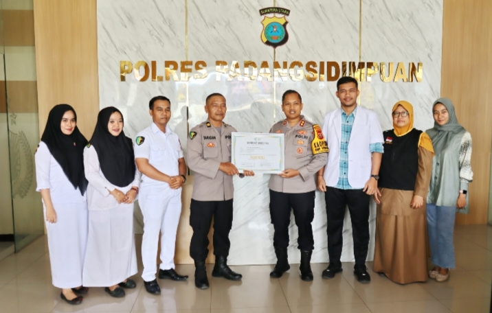 Klinik Polres Padangsidimpuan Resmi Sandang Status Akreditasi Paripurna