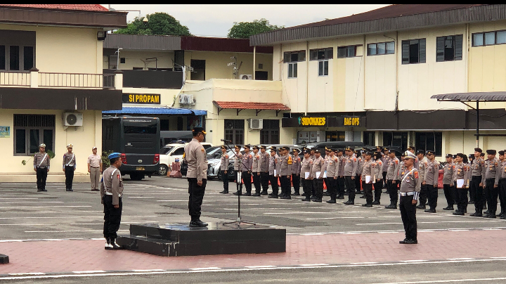 Pimpin Apel Pagi, Kapolrestabes Medan Ajak Personel Doakan Almarhum Aiptu Amirsyah