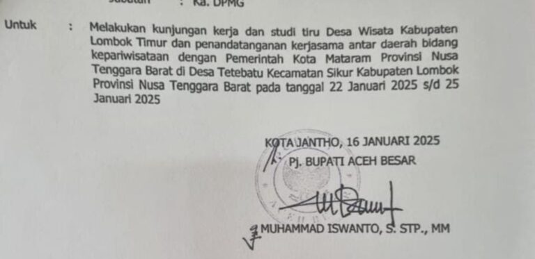 Pejabat Aceh Besar Nyaru Studi Banding Hadiri Hajat Kawin Anak Pejabat Ke Lombok