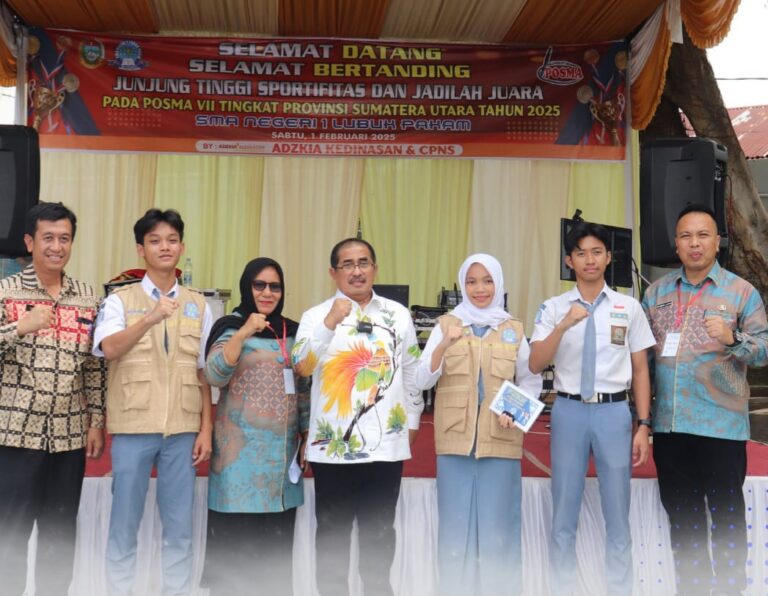 Kadisdiksu Buka POSMA Ke VII di SMAN 1 Lubuk Pakam