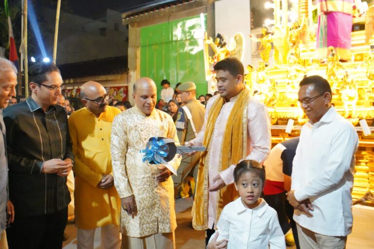 Hadiri Thaipusam Medan Street Festival 2025, Bobby Kolaborasi Bangun Hindu Center