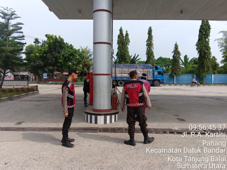 Sat Samapta Polres Tanjung Balai Patroli Kota di Siang Hari