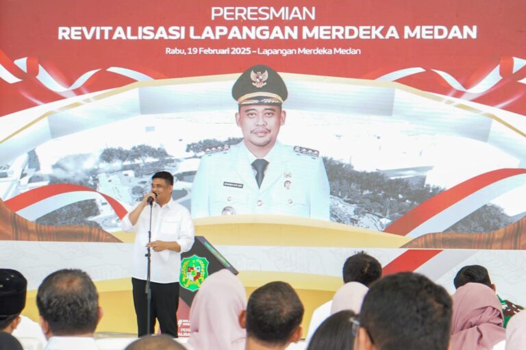 Wali Kota Medan Resmikan Lapangan Merdeka