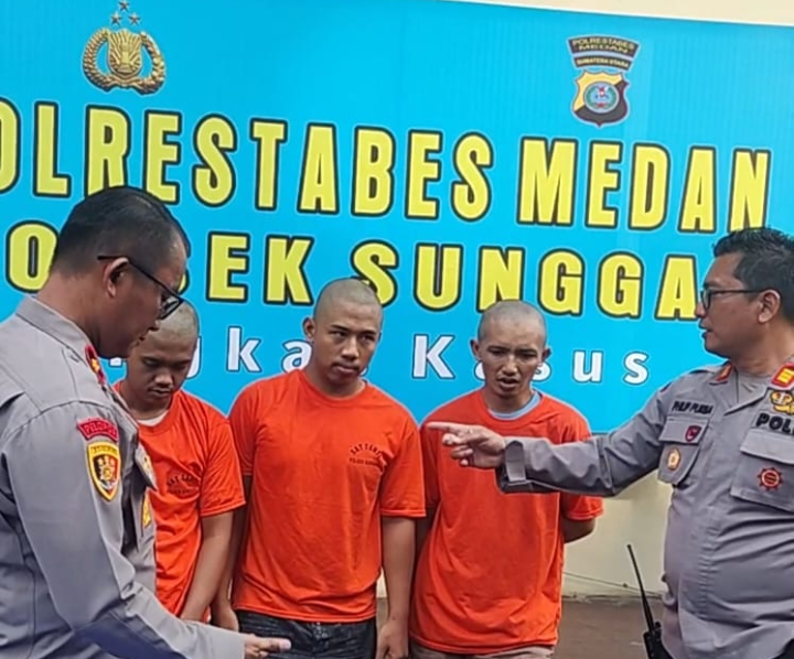 Polisi Tembak Komplotan Pelaku Curanmor Kawasan Sunggal