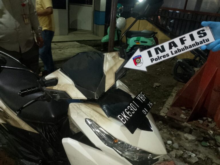 Sepeda Motor Milik Anggota Polri Dibakar Pria Diduga ODGJ