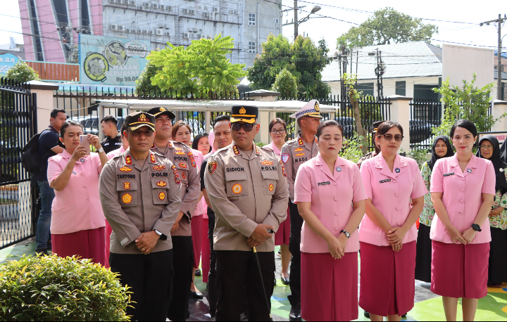 Ketua dan Pembina PYKB Medan Resmikan Renovasi Sekolah TK Kemala Bhayangkari