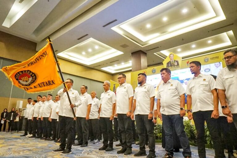 Sekjen PB TI Lantik Pengurus TI Sumut Periode 2025-2029
