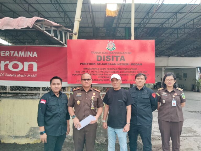 Kejari Medan Sita Tanah dan Bangunan Terkait Kasus Dugaan Korupsi Lewat Penguasaan Lahan PT KAI
