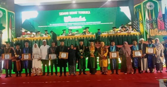 Prof Dr Nurhayati MAg Paparkan Kemajuan UINSU di Wisuda ke 85