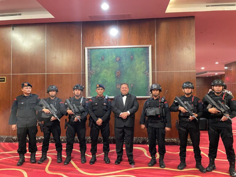 Detasemen Gegana Brimob Polda Sumut Laksanakan Sterilisasi Ketat Perayaan American Independence Day di Medan