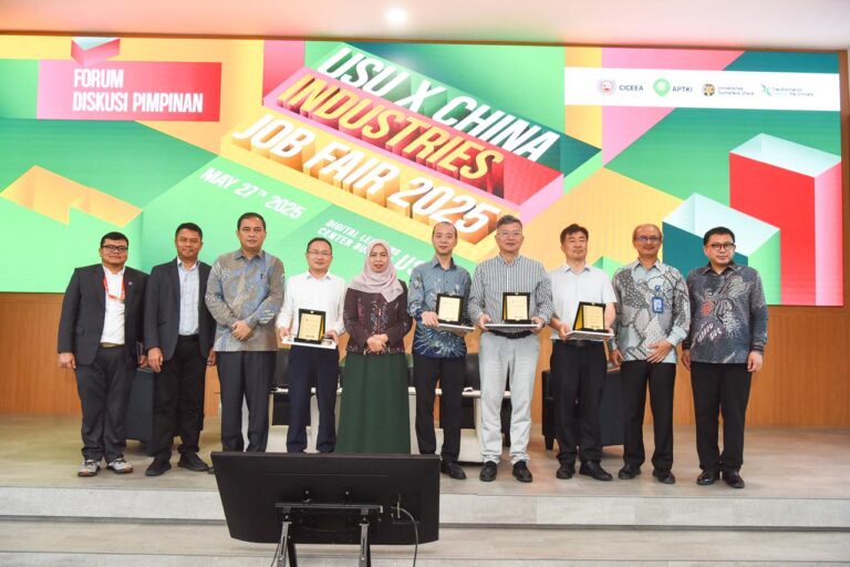 USU dan Industri Tiongkok Sinergikan Langkah dalam Job Fair dan Leader Forum 2025
