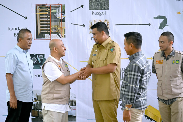 Luncurkan Tempat Pengelolaan Sampah Terpadu,  Bobby Nasution Harap Bisa Jadi Solusi Masalah Sampah di Sumut