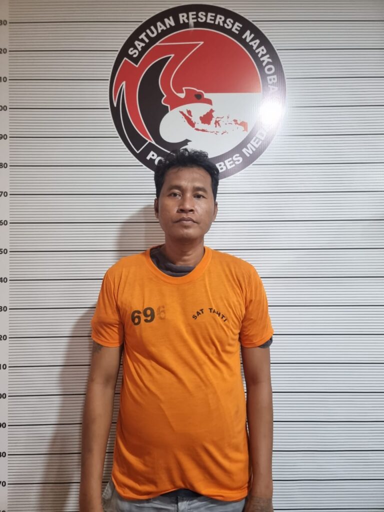 Berantas Narkoba, Polrestabes Medan Kembali Ringkus Pengedar Sabu di Komplek Rorinata Sunggal