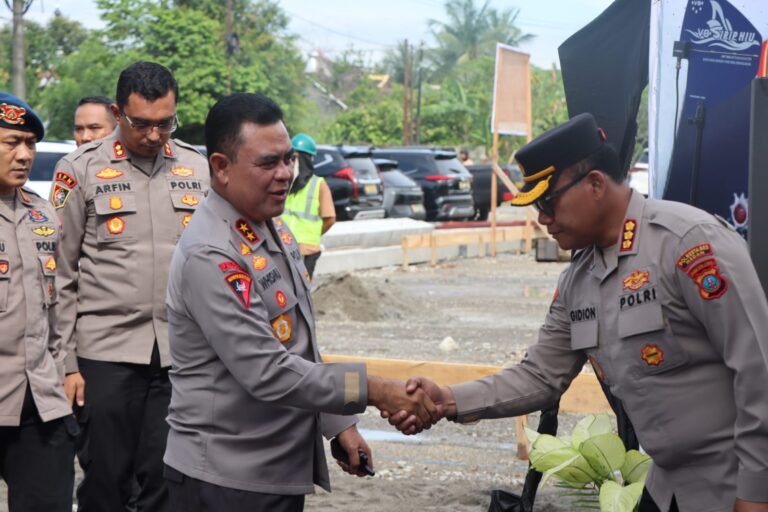 Kombes Gidion Dampingi Kapolda Sumut di Groundbreaking Ketahanan Pangan