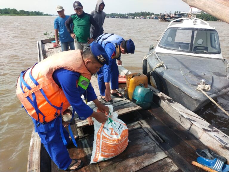 Cegah PMI Non Prosedural, Sat Pol Airud Polres Tanjung Balai Gencarkan Patroli Perairan