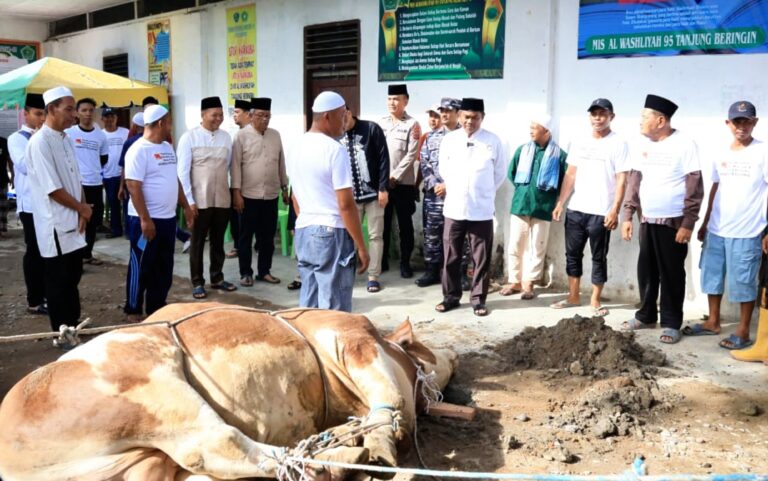 Perdana! Serdang Bedagai Terima Hewan Kurban Berbobot 820 Kg dari Presiden Prabowo