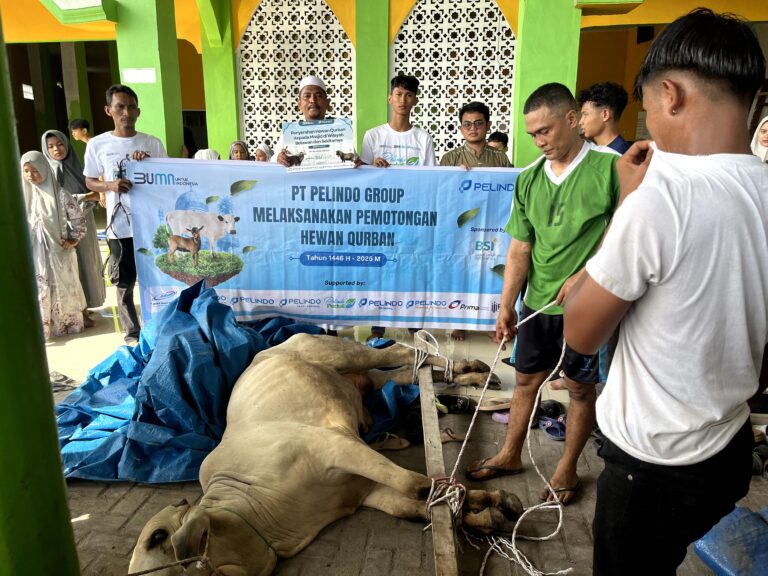 Pelindo Regional 1 Melalui PPDI Salurkan Bantuan Hewan Qurban