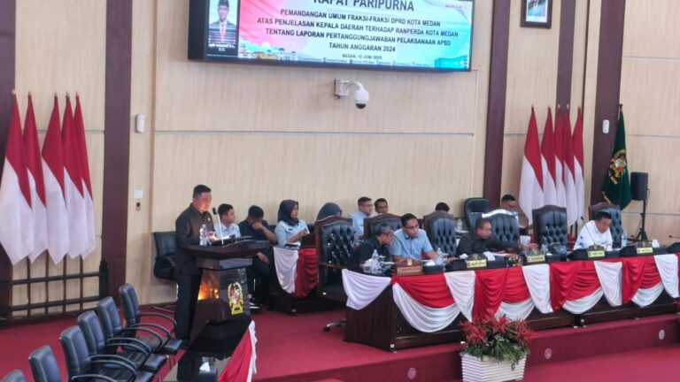 LPJ 2024, Fraksi PKS Sampaikan 7 Catatan untuk Pemko Medan