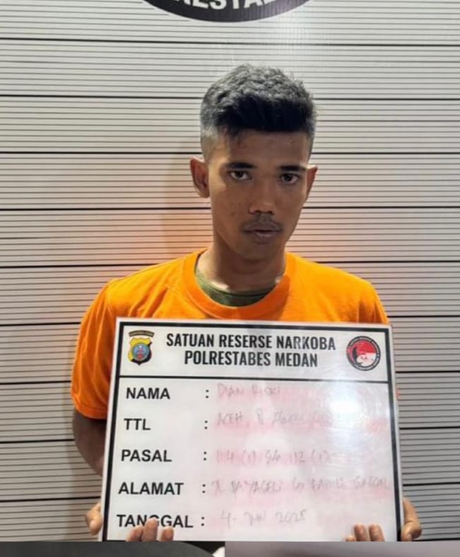 Pengedar Sabu Kawasan Gang Family Sunggal Terancam Lima Tahun Penjara