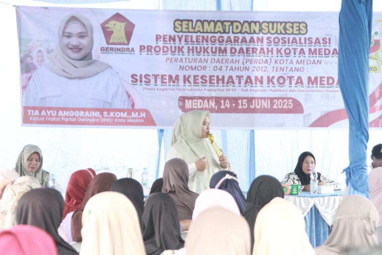Tia Ayu Anggraini Ajak Masyarakat Medan Utara Manfaatkan Program Pemeriksaan Kesehatan Gratis
