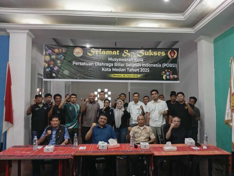 Dipimpin Halomoan Samosir, KONI Medan Harapkan Prestasi Biliar Lebih Baik