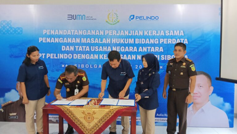Pelindo dan Kejaksaan Negeri Sibolga Melakukan Kerja Sama Penanganan Masalah Hukum Bidang Perdata dan Tata Usaha Negara