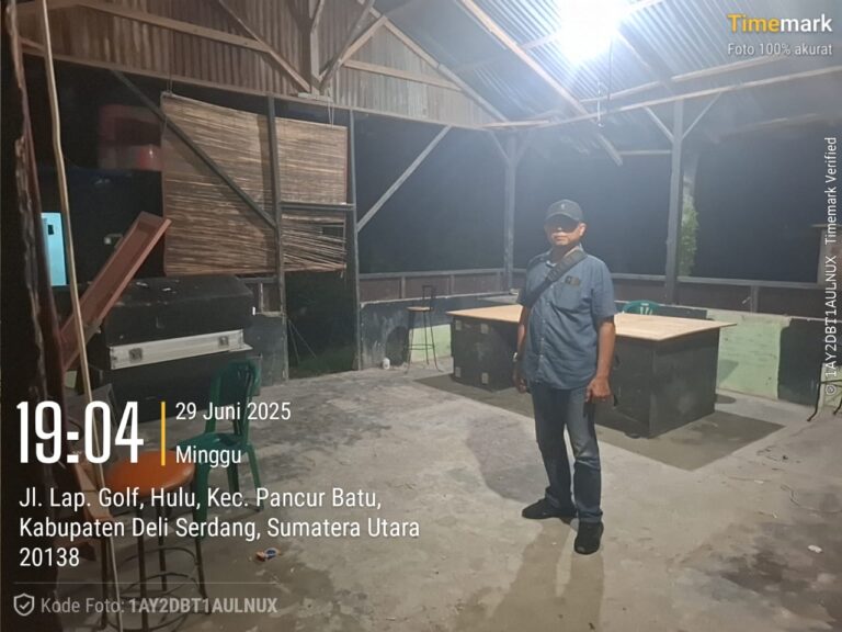 Tindak Lanjuti Dumas Media, Polsek Pancur Batu Tidak Temukan Mesin Judi dan Narkoba di Terbul