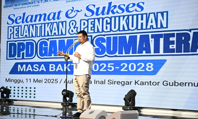 Pelantikan Pengurus DPD GAMKI Sumut,  Bobby Nasution Sebut Mitra Strategis Membangun Ruang Kolaborasi