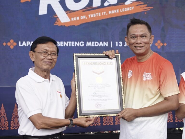 Heboh! Medan Run 2025 Cetak Sejarah Baru: Rekor MURI Pembayaran QRIS Rp1