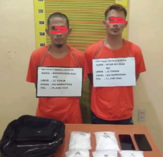 Polda Sumut Tangkap Pengedar 23 Kg Sabu asal Aceh, 2 Pria Diamankan