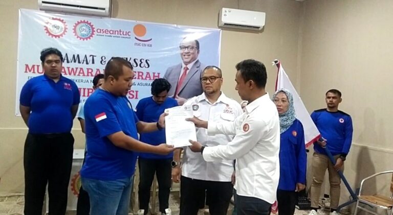 T. M. Yusuf Resmi Memimpin FSP NIBA KSPSI Sumatera Utara Periode 2025-2030