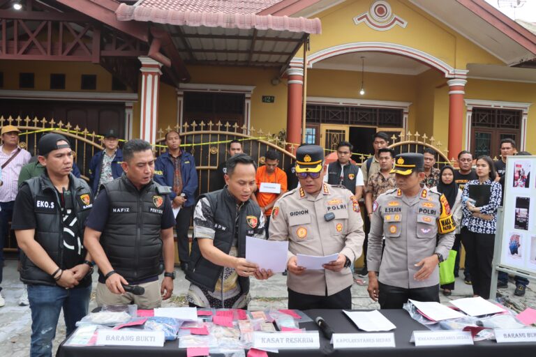 Polisi Ungkap Kasus Pembunuhan Sadis Lansia di Medan Helvetia,, Pelaku Ditangkap di Tapsel