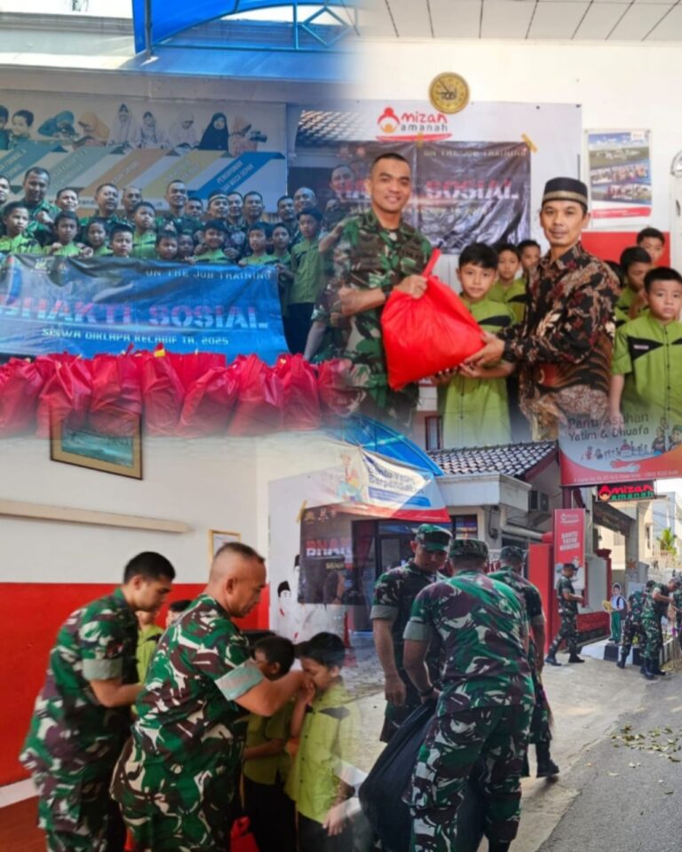Siswa Diklapaif Gelar Bakti Sosial di Yayasan Yatim dan Dhuafa Kawasan Kalisari Jakarta Timur